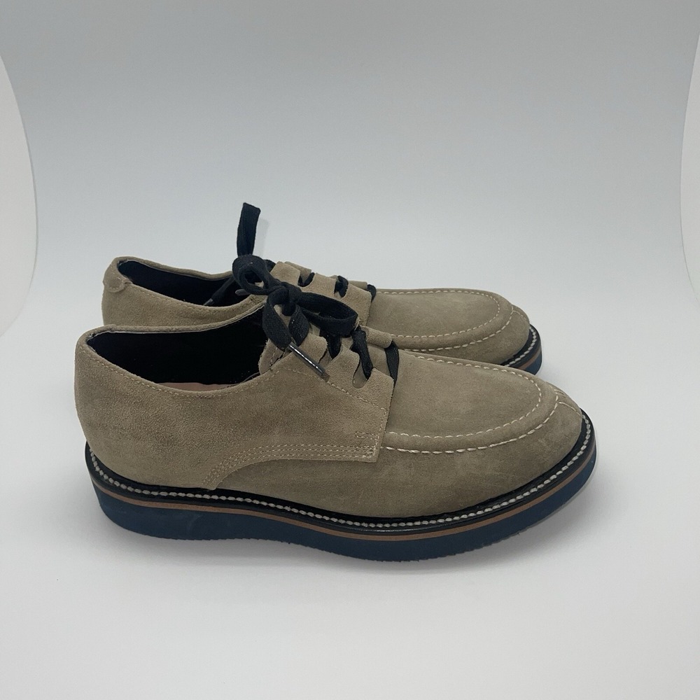 Two Thousand Never Shoes Mens 8 Womens 9 Oxfords Genuine Leather‎ Handmade Brown